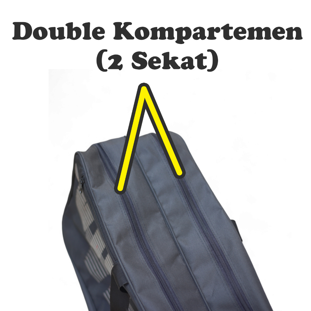 Tas Joran 120 cm Dua Kompartemen